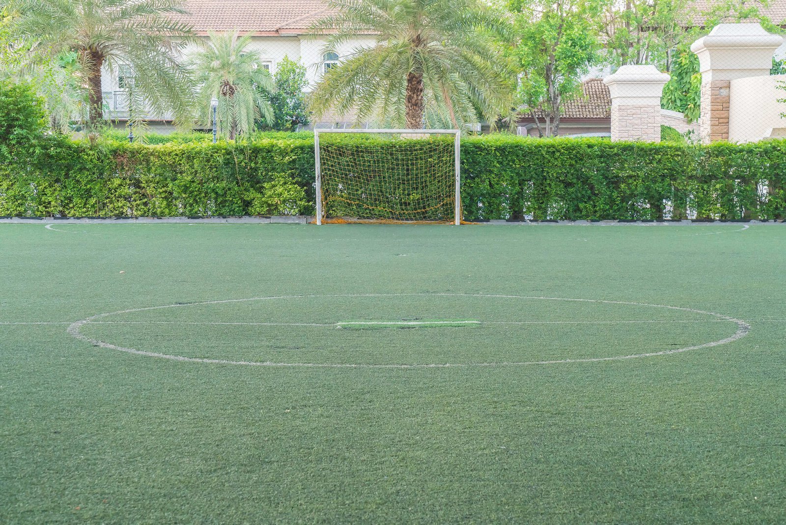 green-soccer-field